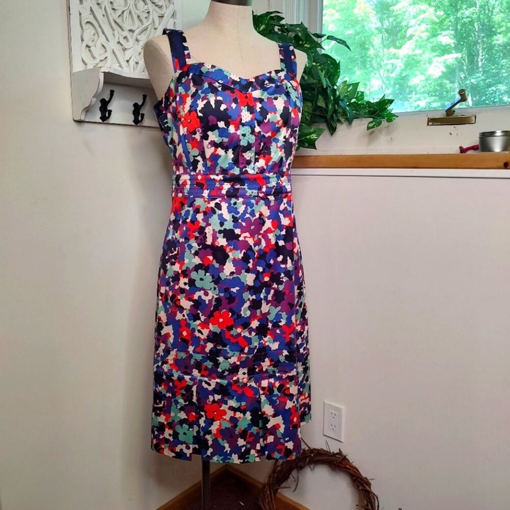 Tory Burch Berdine Floral Print Dress Size 10